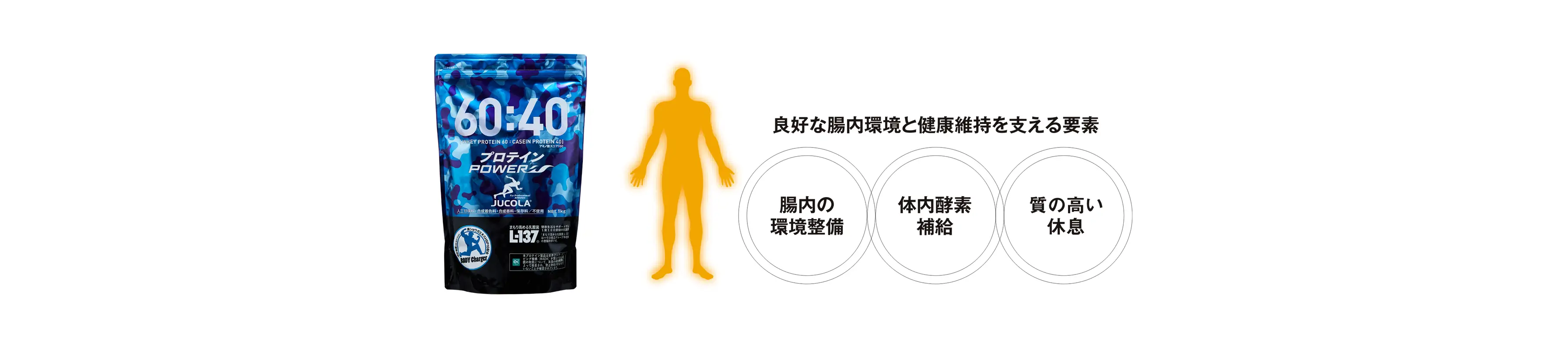 良好な腸内環境と健康維持を支える要素「腸内の環境整備」「体内酵素補給」「質の高い休息」